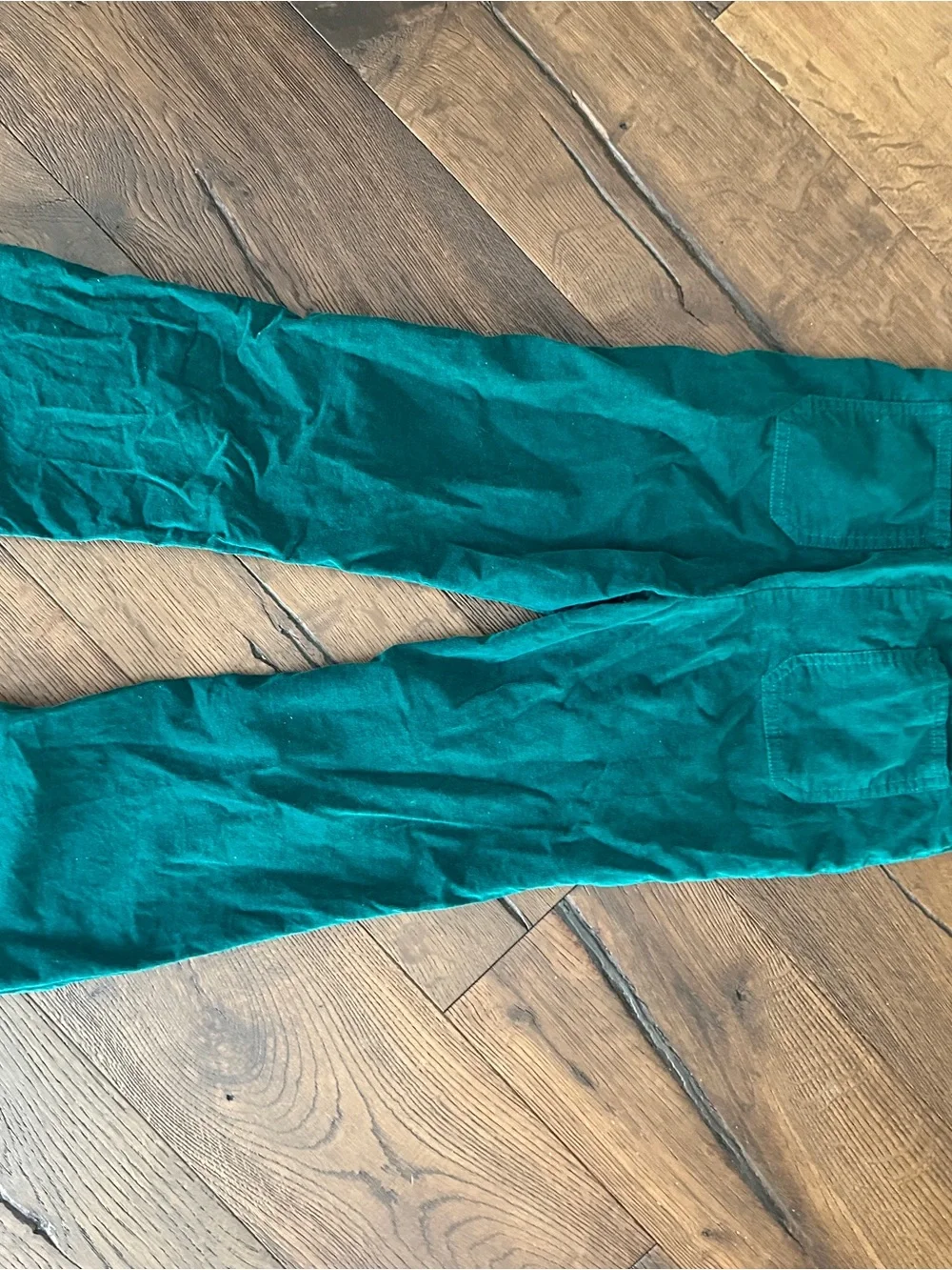 Copper Key Pine Green Flared Wide-Leg Jeans